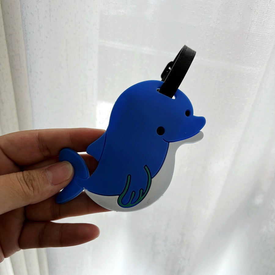 Dolphin-Shaped Travel Luggage Tag Stornfield