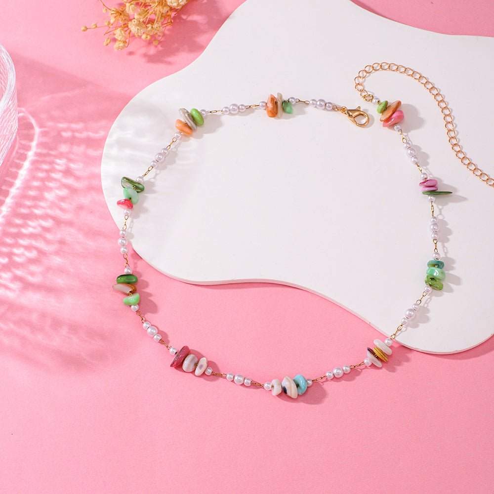 Elegant Floral Beaded Necklace Stornfield