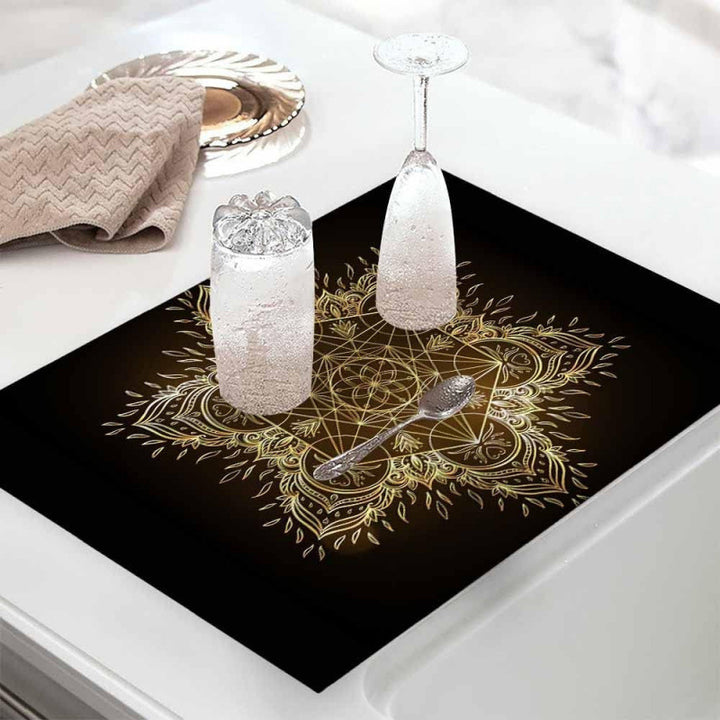 Coffee-Themed Kitchen Anti-Fatigue Mat