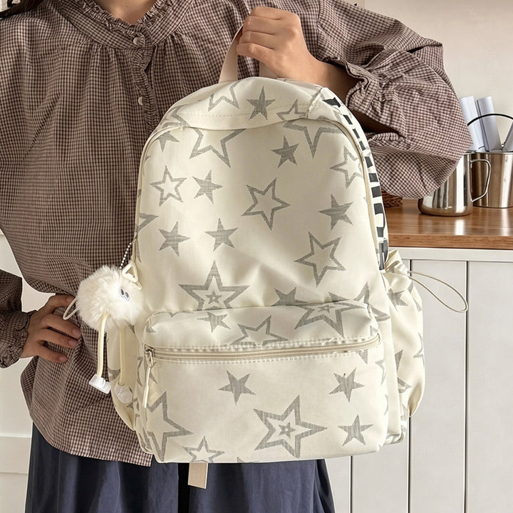 Star-Embellished Casual Backpack Stornfield