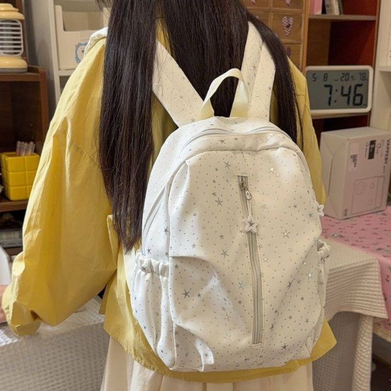 Star-Print Casual Backpack Stornfield