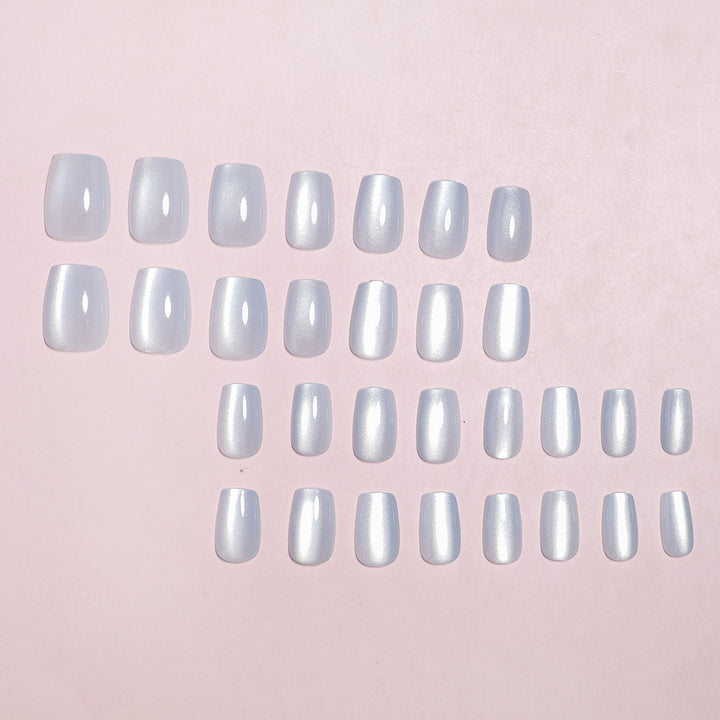 Glossy Reflective Press-On Nails Stornfield
