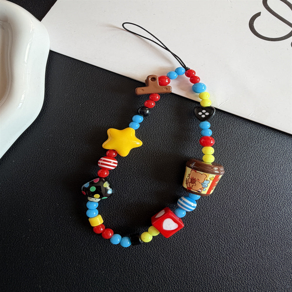 Playful Themed Beaded Eyewear Holder Stornfield
