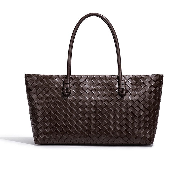 Woven Leather Tote Bag Stornfield