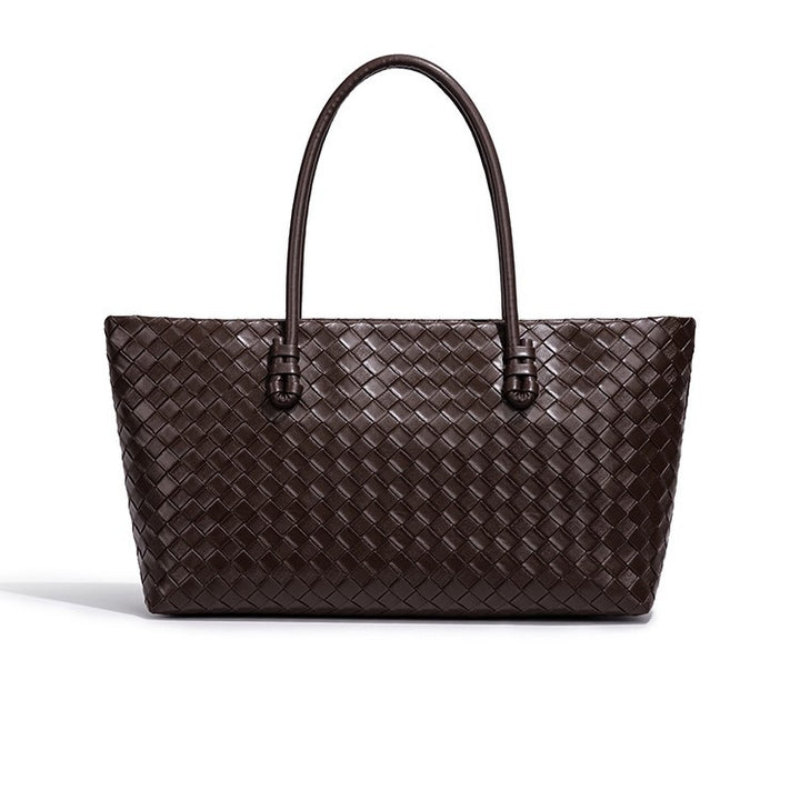 Woven Leather Tote Bag Stornfield