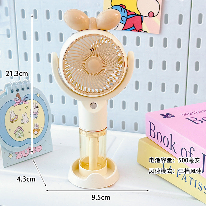 Ladies Portable Mini Fan with Water Mist Stornfield