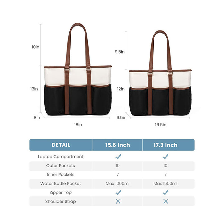 Spacious everyday tote bag with practical outer pockets Stornfield