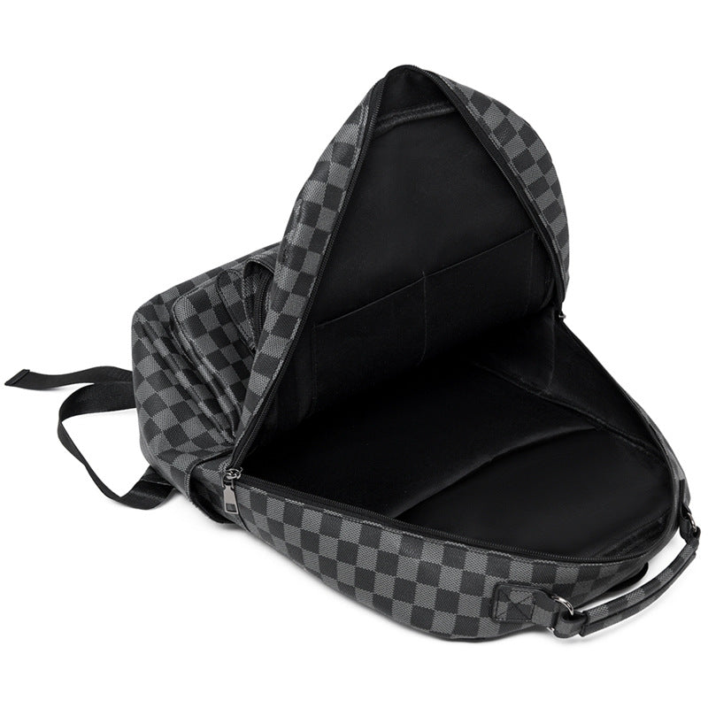 Stylish Checkerboard Laptop Backpack Stornfield