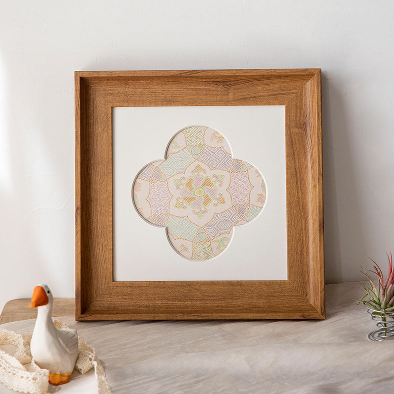 Decorative Embroidered Artwork Frame for Home