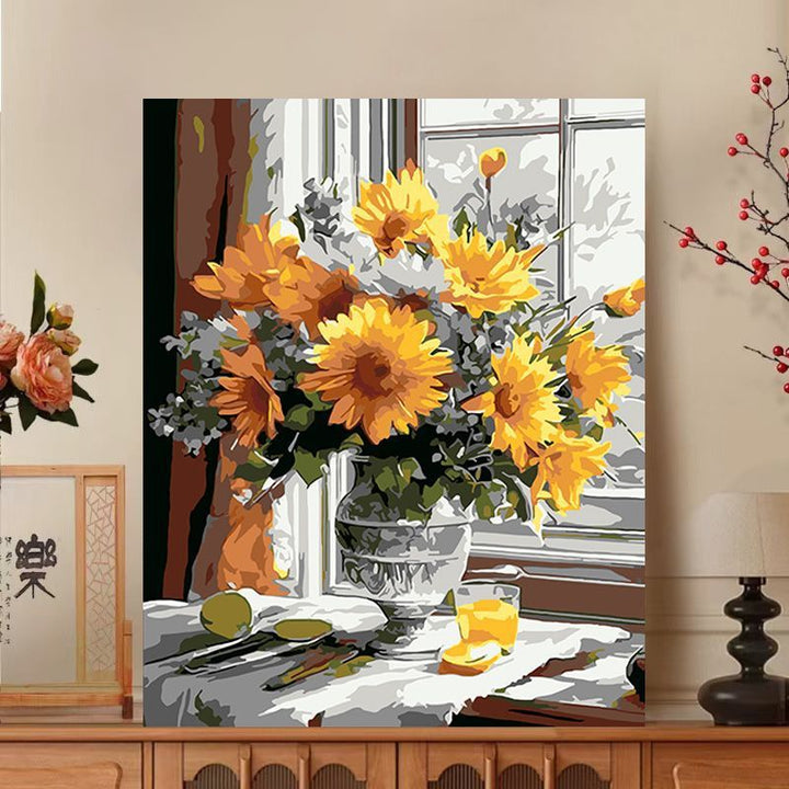 Floral Impressionist Canvas Art Print Stornfield