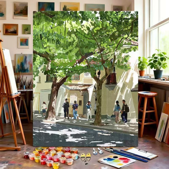 Artistic Landscape Canvas Painting Kit Stornfield