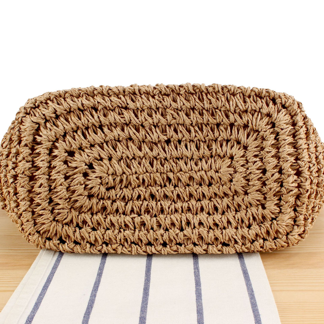Braided shoulder bag with fashionable scarf detail Stornfield