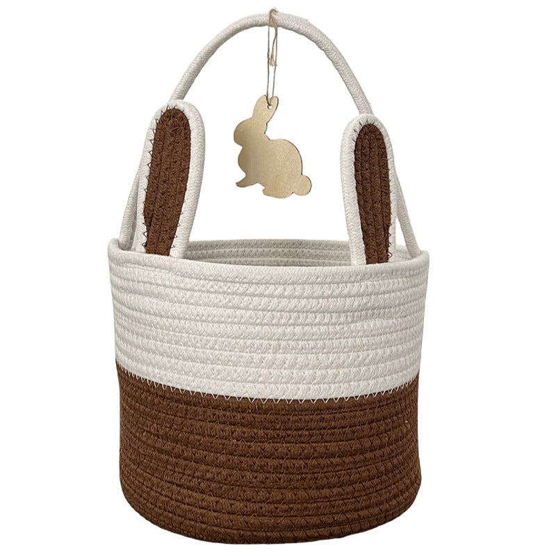 Women Decorative Basket with Bunny Ear Accent Stornfield