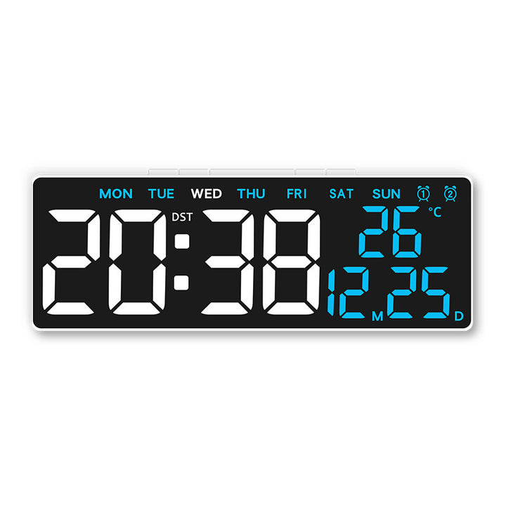 Digital alarm clock with large, clear LED display and temperature display Stornfield