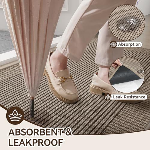 Indoor Textured Non-Slip Entry Mat