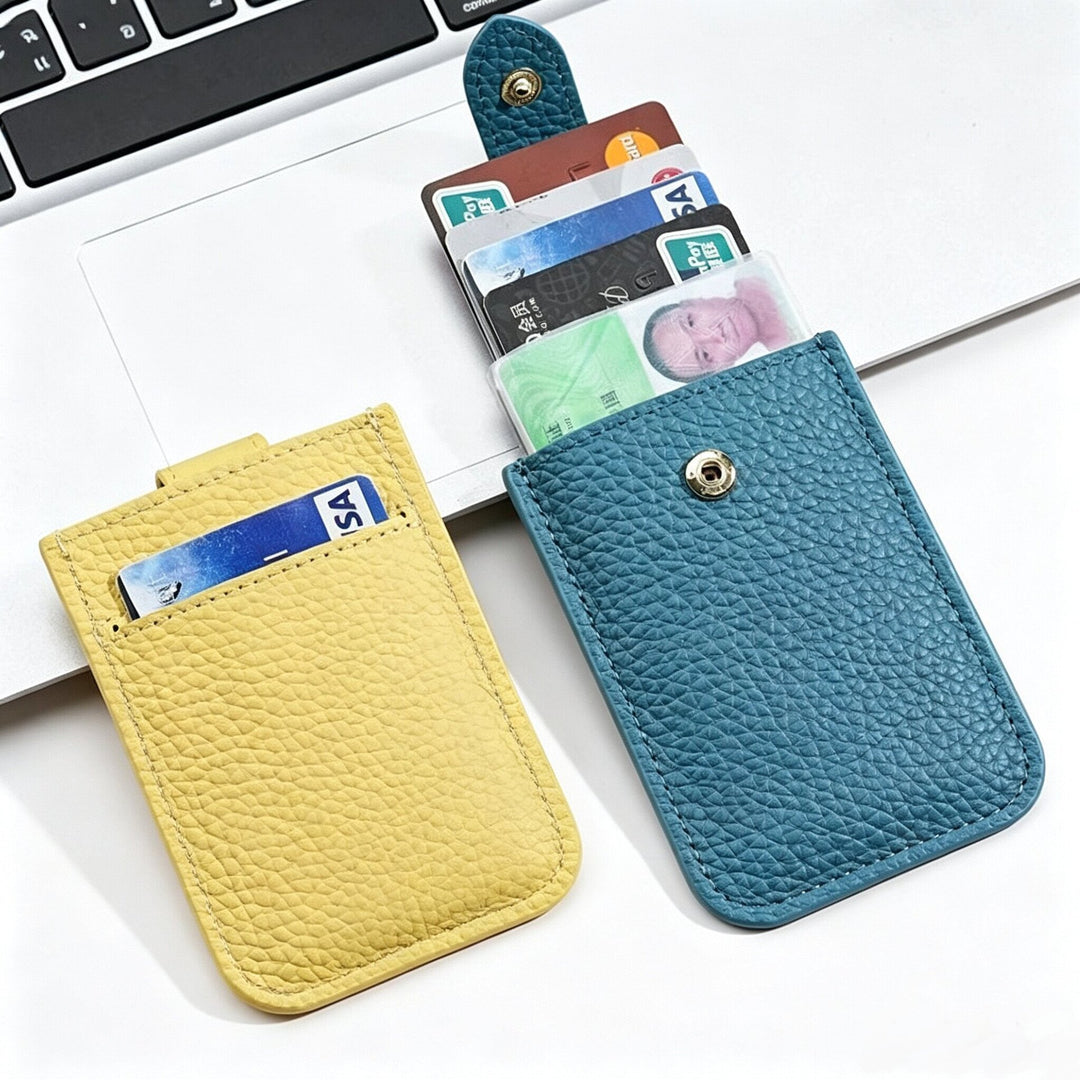 Leather RFID-Blocking Card Holder