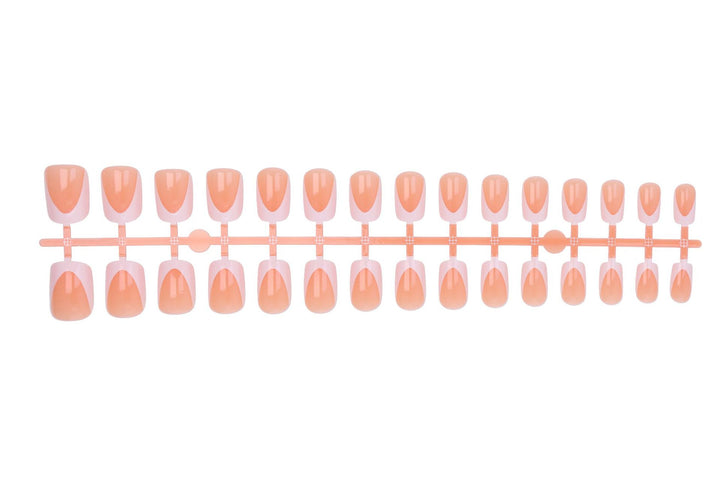 Acrylic nail set with elegant French look Stornfield