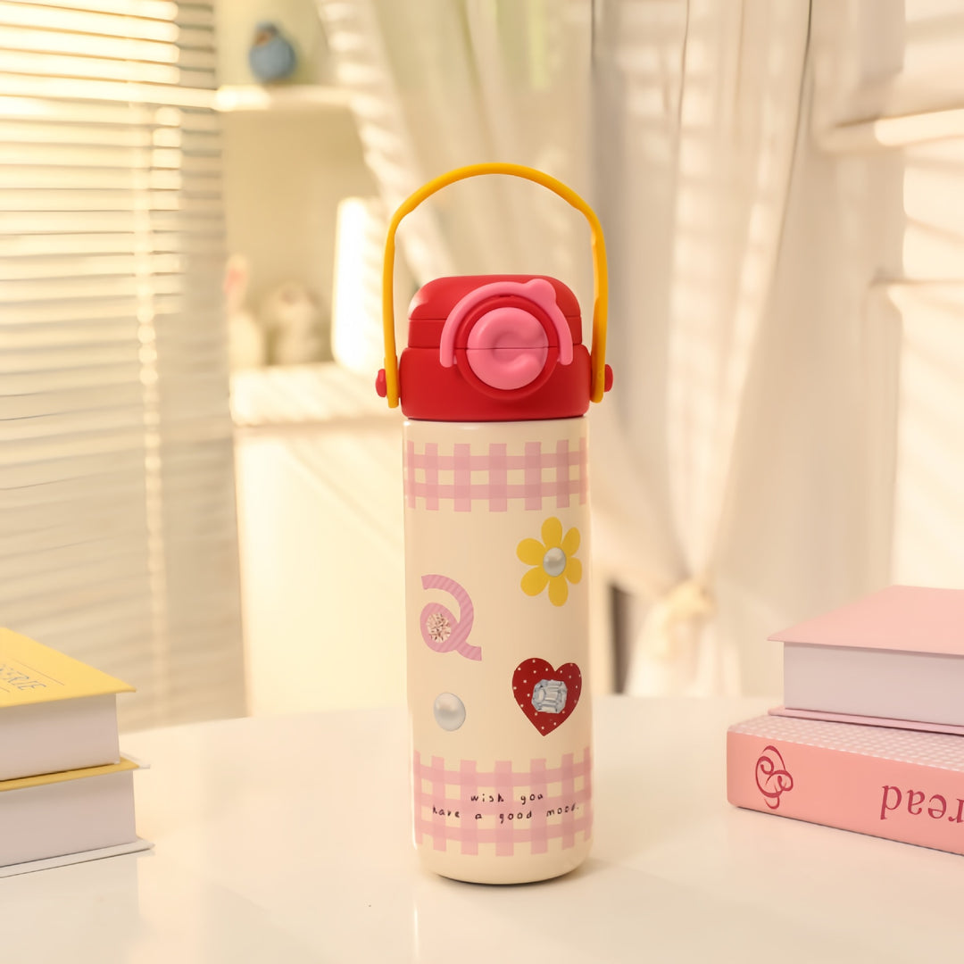 Ladies Insulated Drinking Bottle in Cheerful Strawberry Design Stornfield