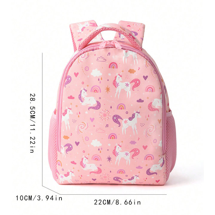 Glittering backpack with rainbow design Stornfield