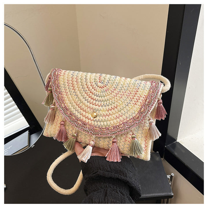 Bohemian Woven Clutch Bag Stornfield