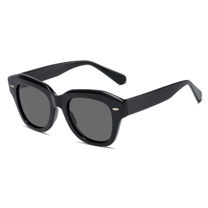 Women stylish sunglasses in modern design with transparent frame Stornfield