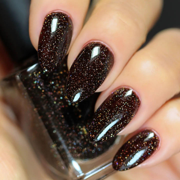 Glamorous artificial nails with glitter Stornfield