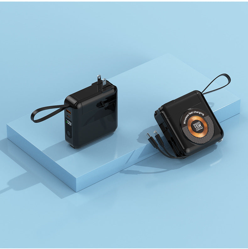 Portable charger with integrated wireless fast charging Stornfield