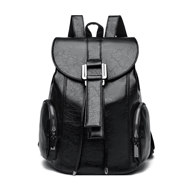 Retro Chic Vegan Leather Backpack Stornfield