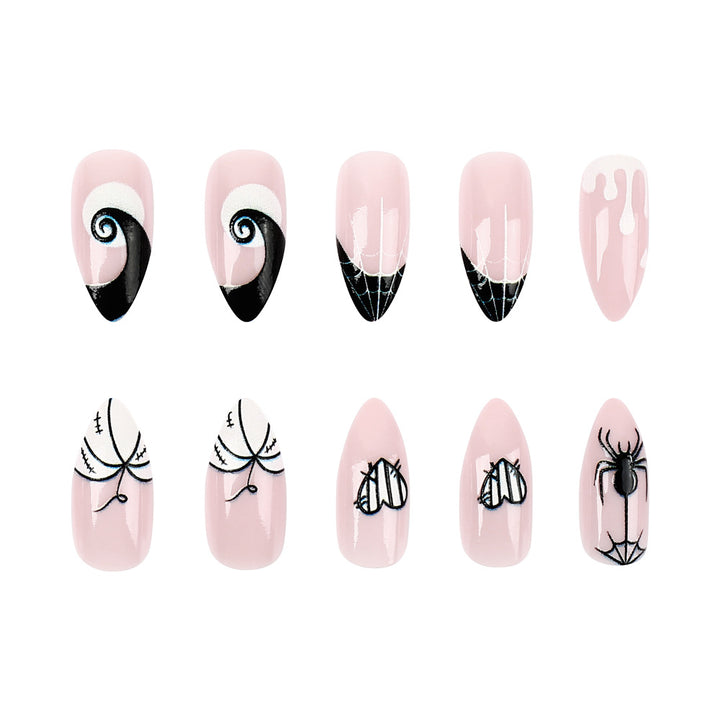 Halloween-Themed Articulated Press-On Nail Set Stornfield