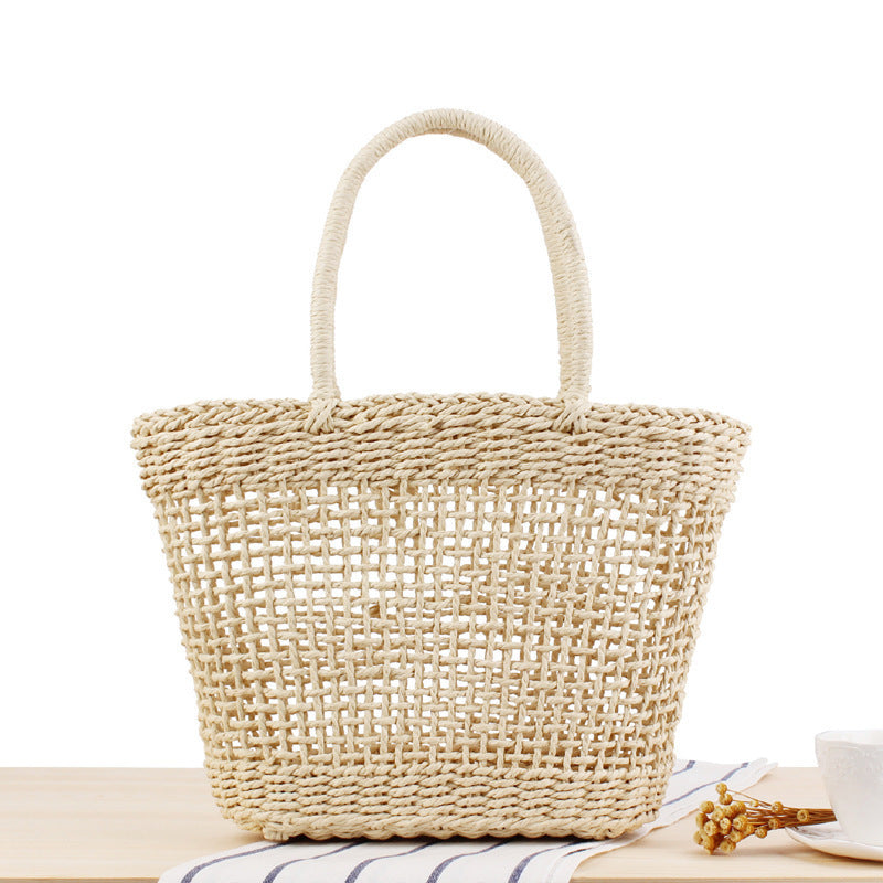 Braided Tote Bag Made of Natural Material Stornfield