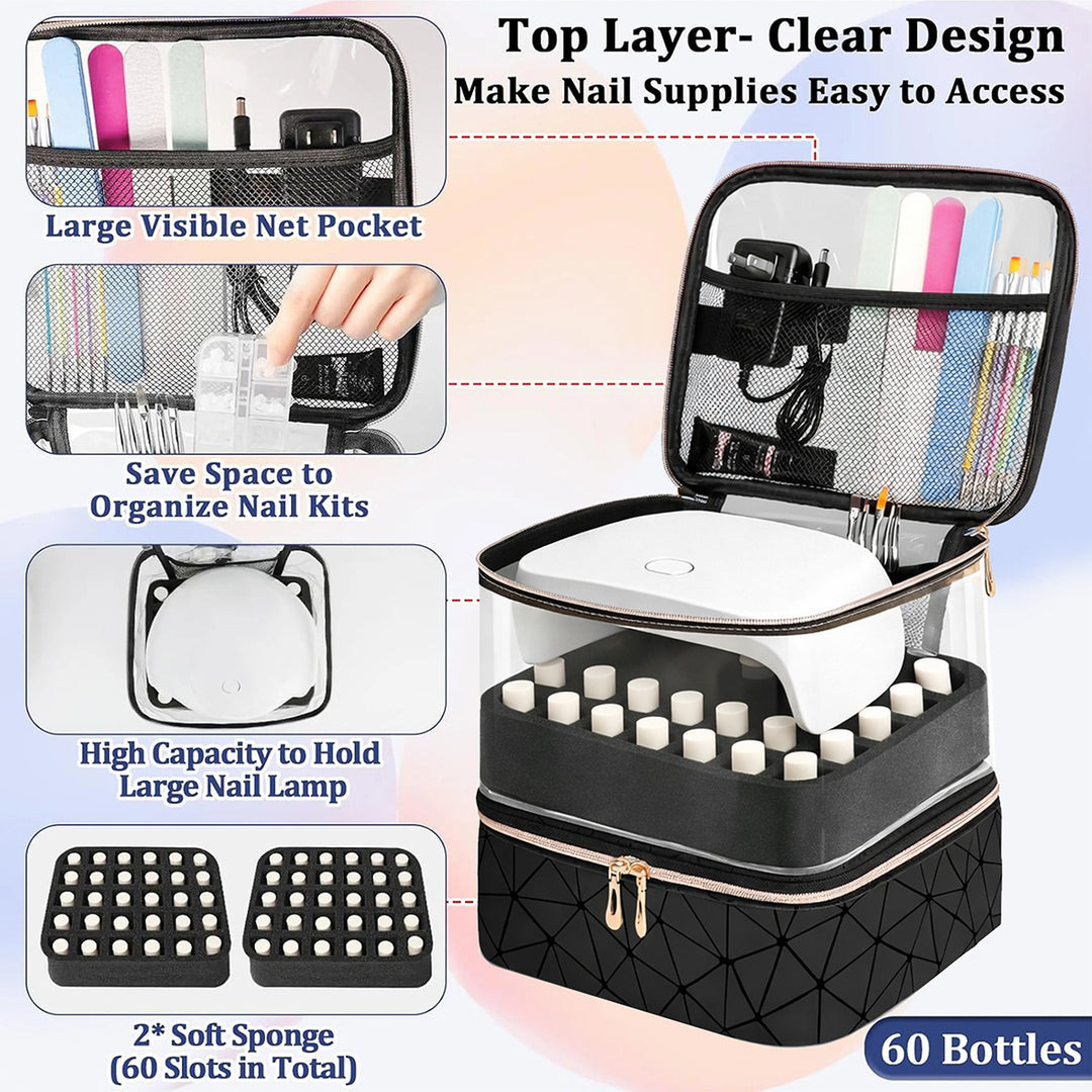 Cosmetic organizer with intelligent compartment system Stornfield