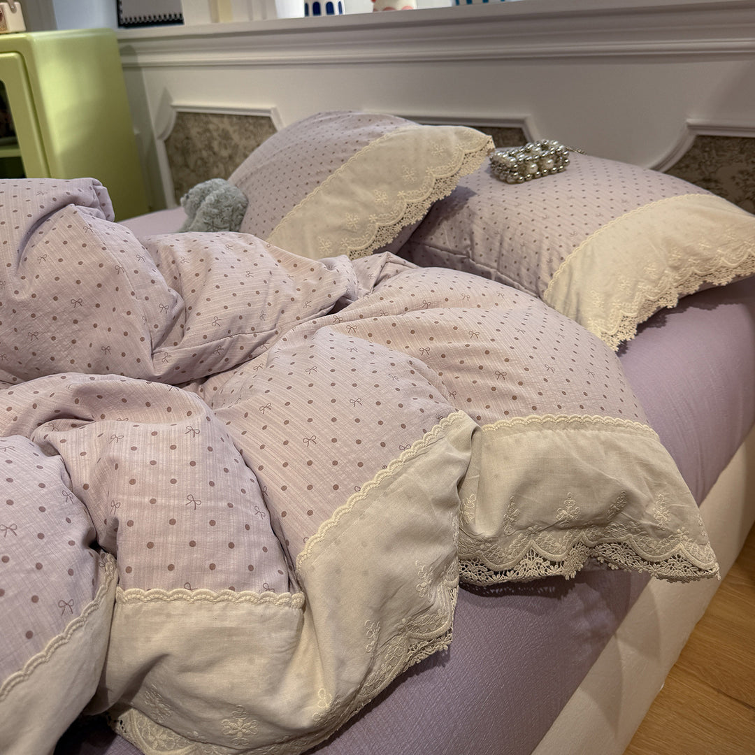 Vintage Floral Pattern Duvet Cover Set