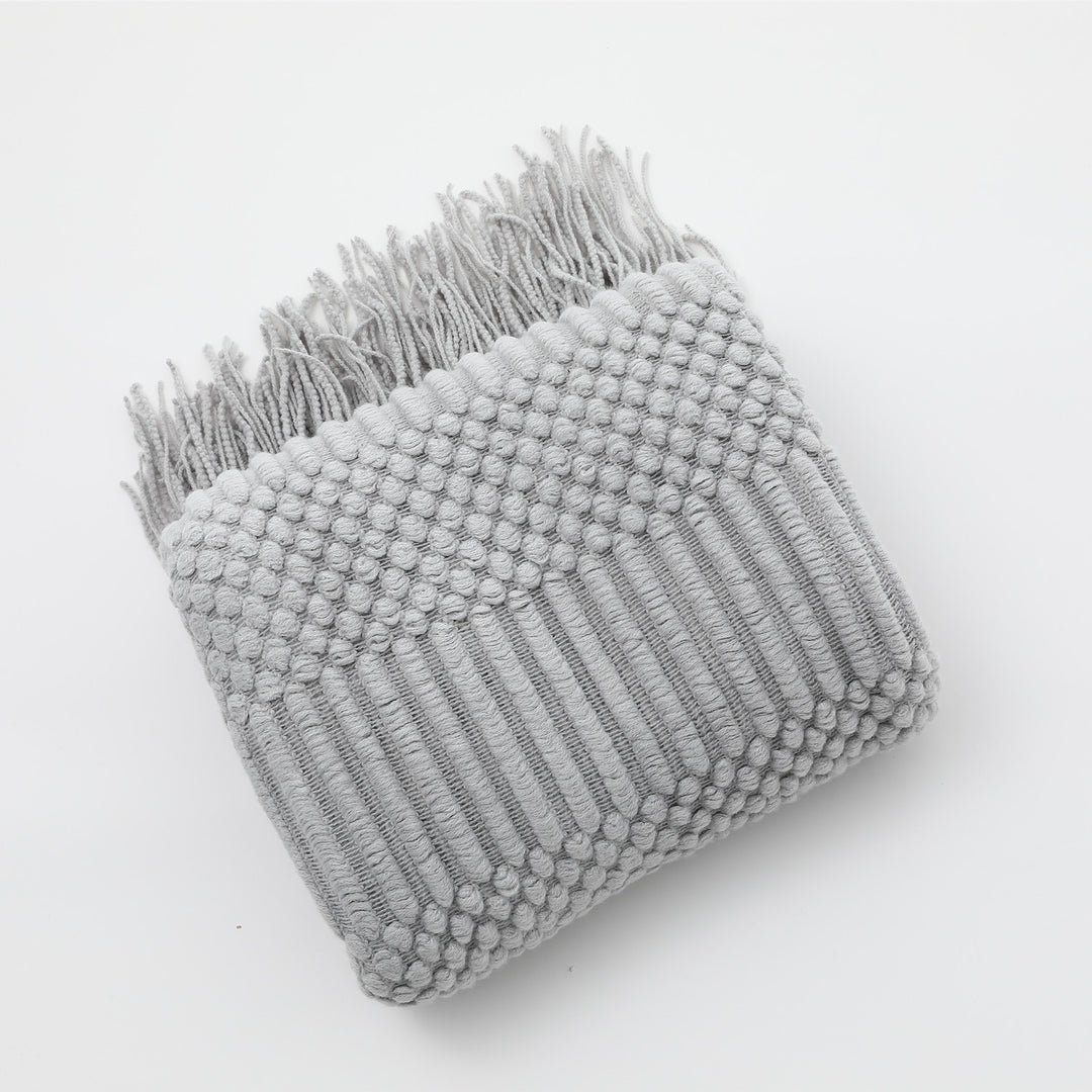 Stylish Textured Throw Blanket