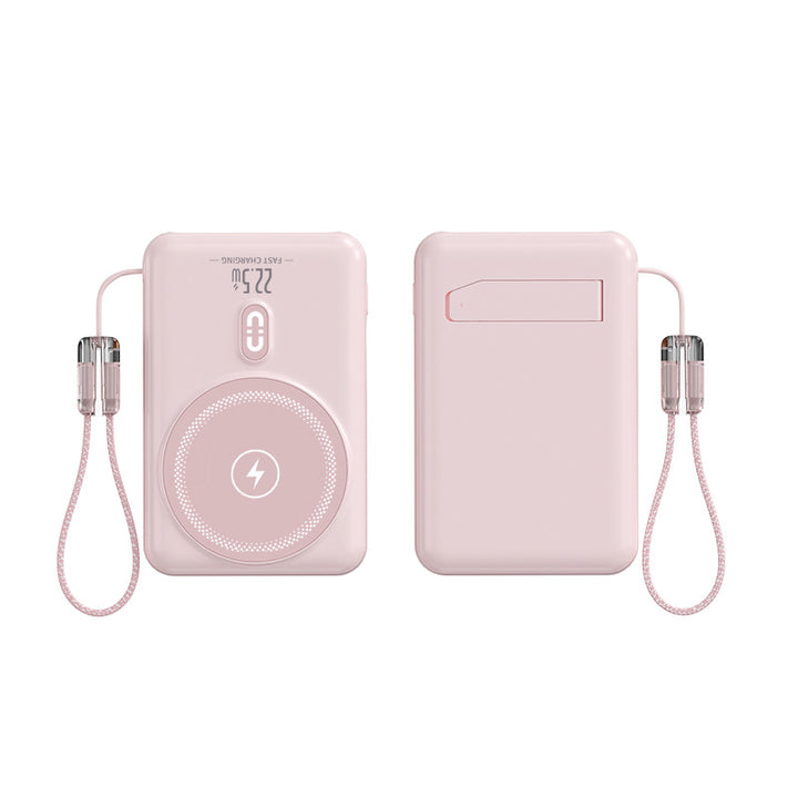 Portable power bank with inductive charging function and LED display Stornfield