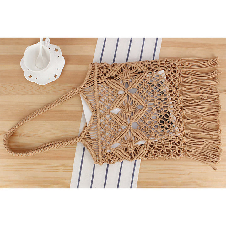 Hand-knotted Macrame Tote Bag Stornfield