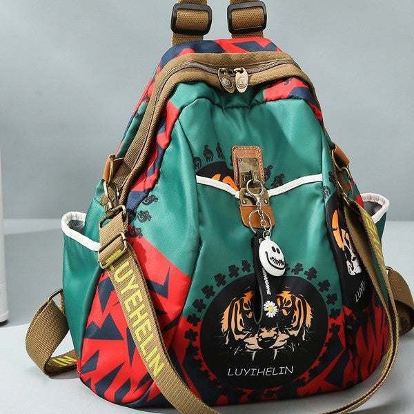 Artistic Graphic Drawstring Backpack Stornfield