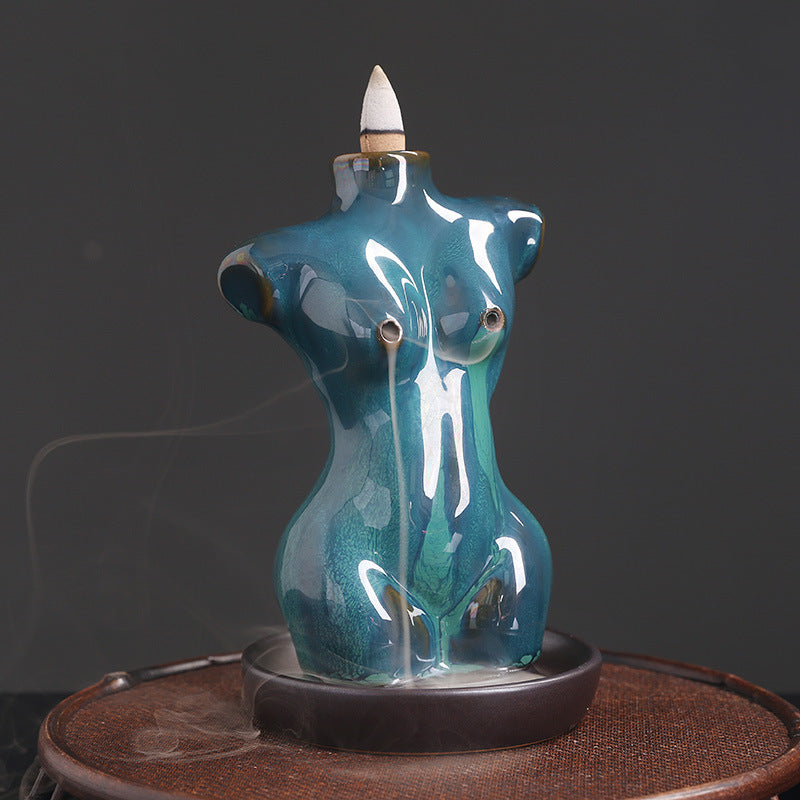 Artistic Body Sculpture Incense Holder