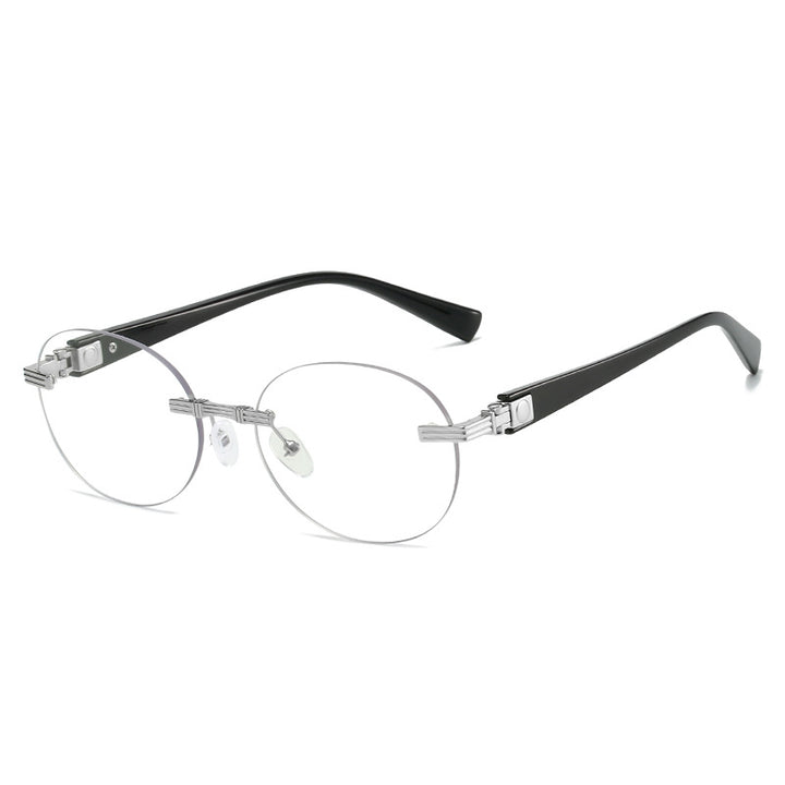 Women's fashionable sunglasses with transparent frame and flexible nose pad Stornfield