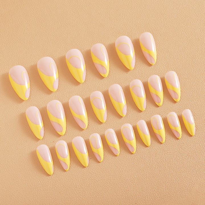 Nail set with elegant French tips Stornfield