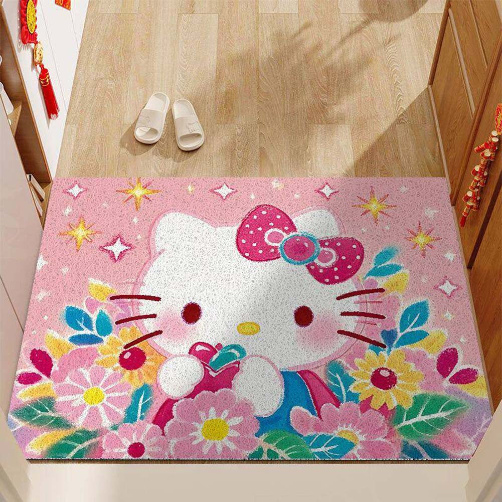 Cartoon-Themed Entryway Mat
