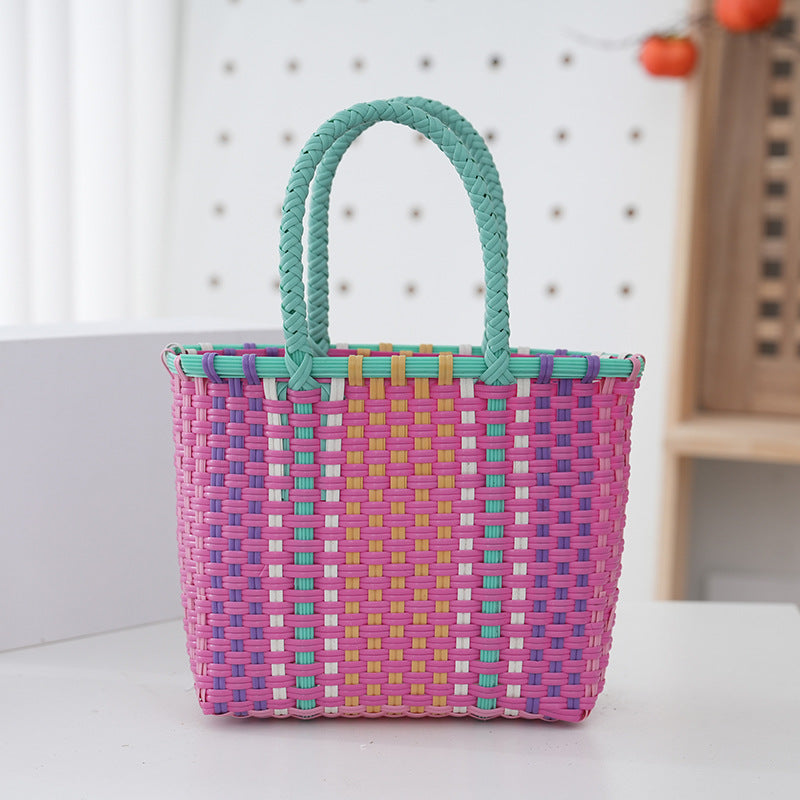 Handbag Made of Durable Plastic Fabric with Braided Design Stornfield