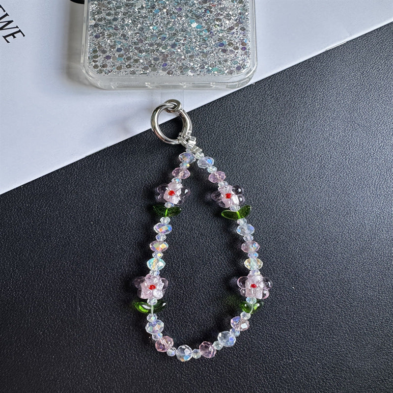 Floral Beaded Keychain Chain Stornfield