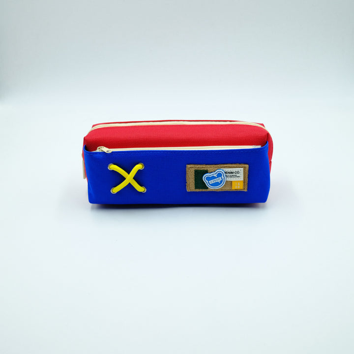 Trendy Canvas Zippered Pencil Case