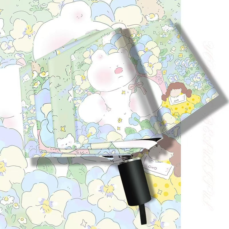 Women's Designer Umbrella with Playful Floral Pattern Stornfield