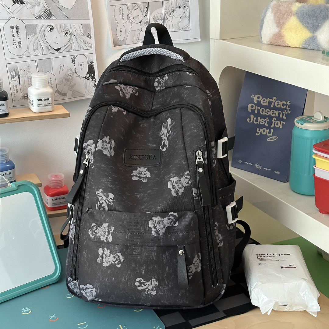 Whimsical Cartoon-Themed Backpack Stornfield