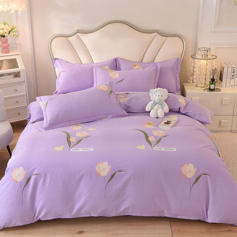 Luxury Striped Bedding Set
