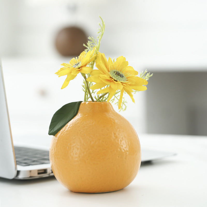 Whimsical Ceramic Fruit-Shaped Vase Stornfeild