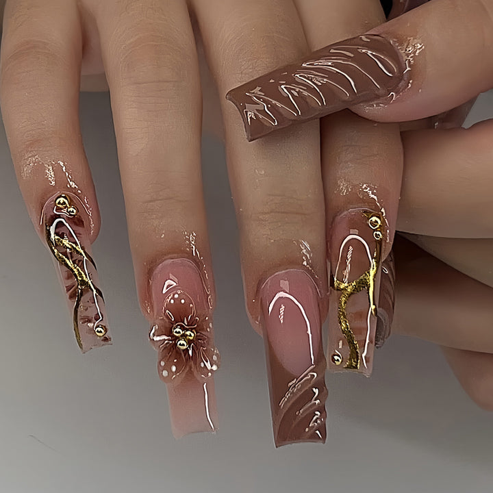 Floral Nail Art Extensions Stornfield