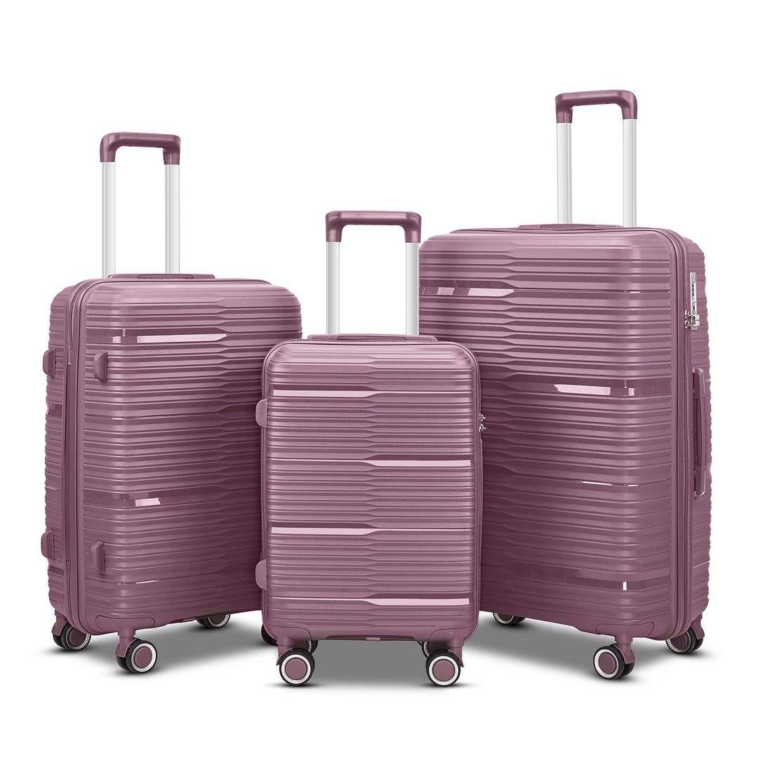 Women's Stylish Textured Hard Shell Luggage Set Stornfield