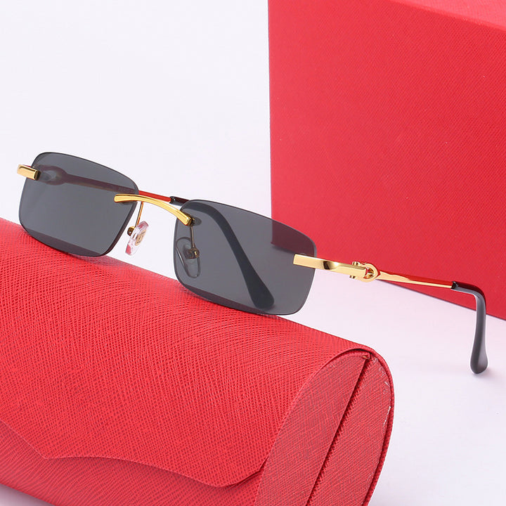 Women's elegant half-frame glasses with comfortable nose pads Stornfield